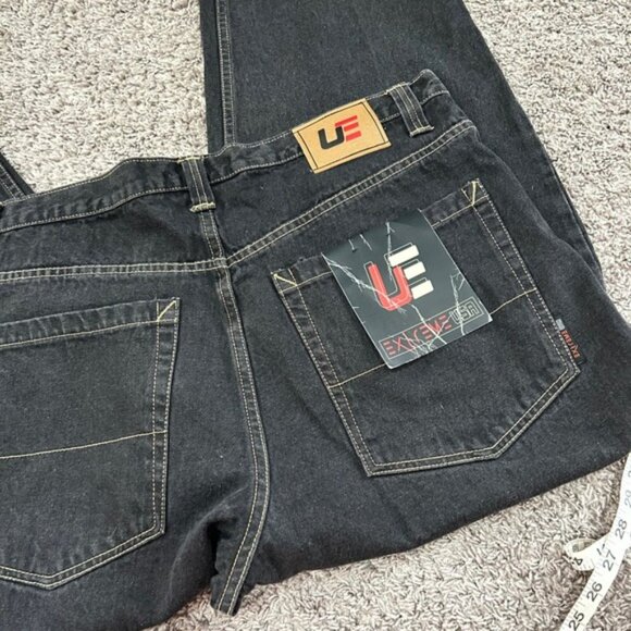 Extreme USA Men's Rinse Black Denim Jeans W44 L33 Style UE 901X - Picture 8 of 8